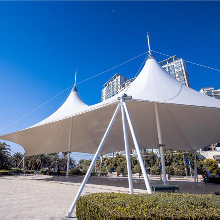 化隆膜结构景观棚