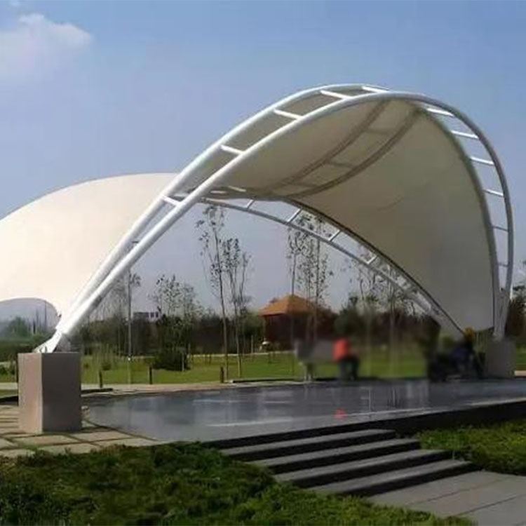 化隆膜结构景观棚