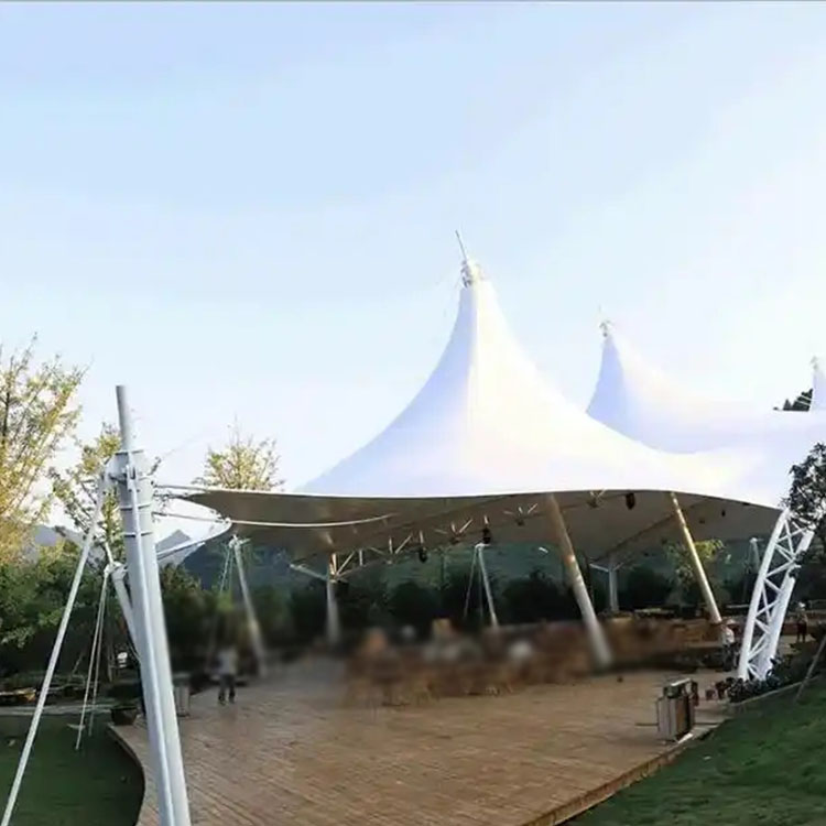 化隆膜结构景观棚