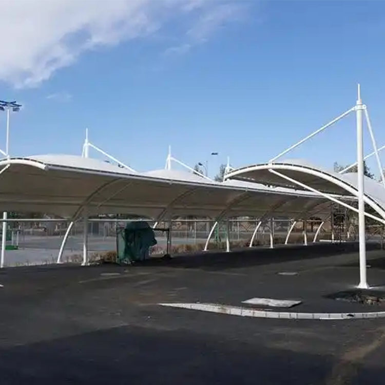 化隆膜结构电动车棚