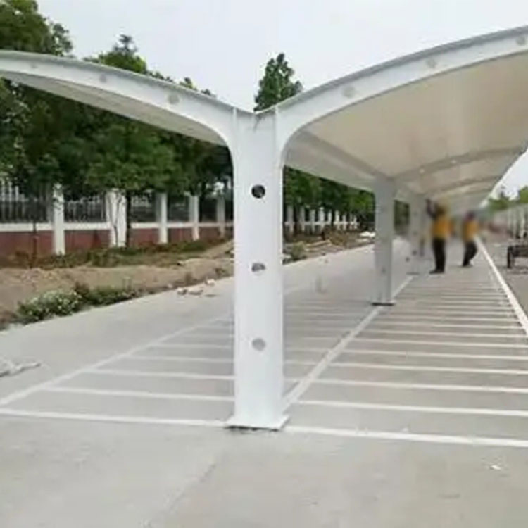 化隆膜结构电动车棚