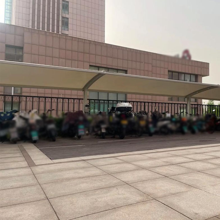 化隆膜结构电动车棚