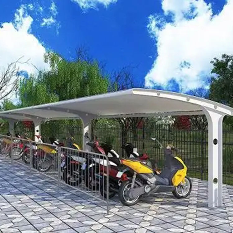 化隆膜结构电动车棚