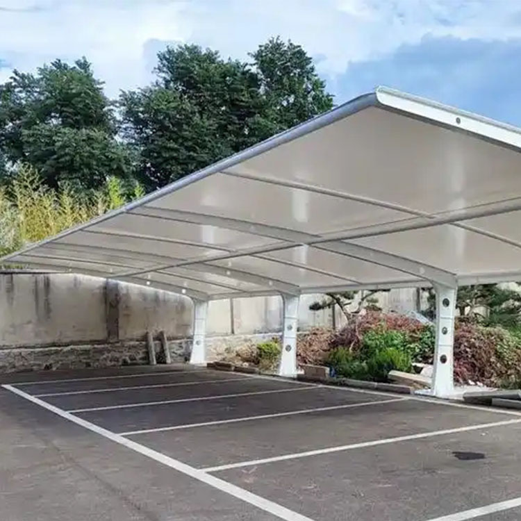 化隆膜结构汽车棚