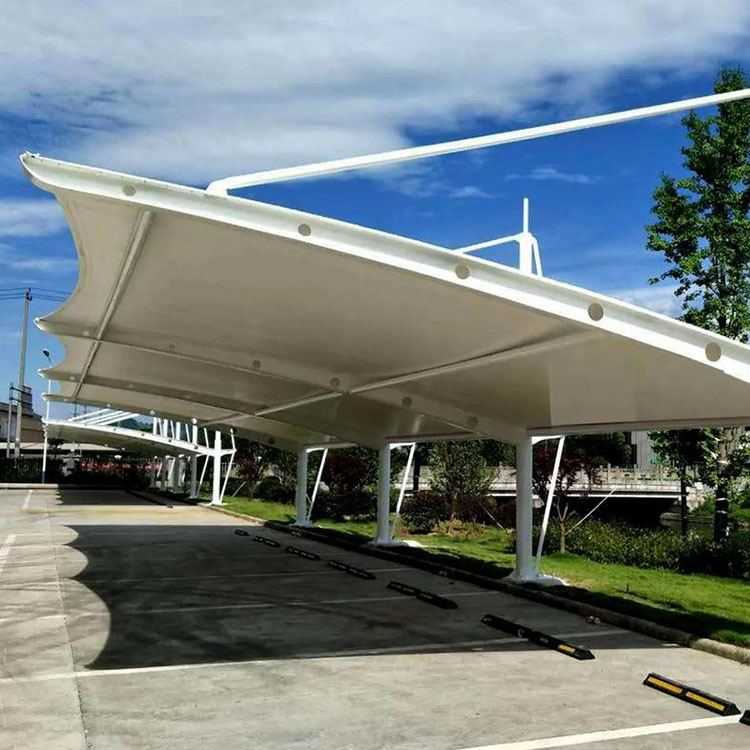 化隆膜结构汽车棚