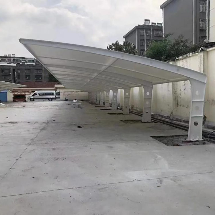 化隆膜结构汽车棚